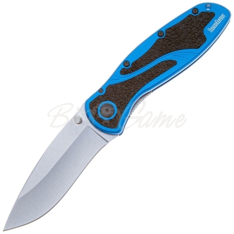 Нож складной KERSHAW Blur 14C28N рукоять Алюминий 6061-Т6 цв. Синий фото 1