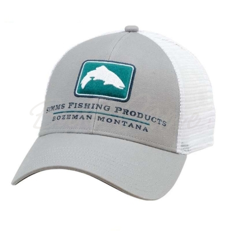 Кепка SIMMS Trout Icon Trucker цвет Granite фото 1