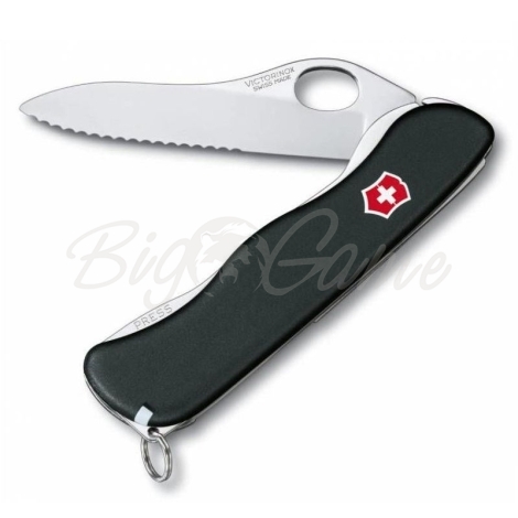 Нож VICTORINOX Sentinel One Hand 111мм 4 функций цв. черный фото 1