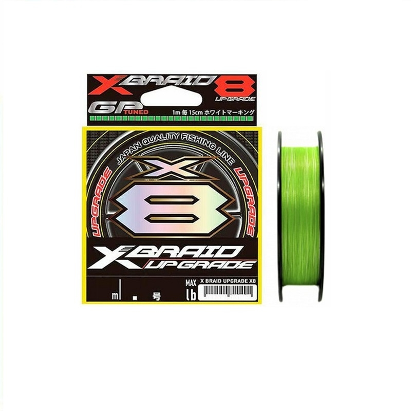 Плетенка YGK X-Braid Upgrade X8 150 м цв. Зеленый / Белый #0.6