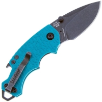 Нож складной автоматический KERSHAW Shuffle сталь 8Cr13MoV рукоять Термопластик GRN цв. Бирюзовый превью 3