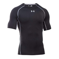 Термокофта UNDER ARMOUR HeatGear Armour Compression LS цвет Black / Steel