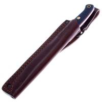 Нож ЮЖНЫЙ КРЕСТ Slender M Сталь VG10 рукоять Микарта черно-синяя/насечка превью 3