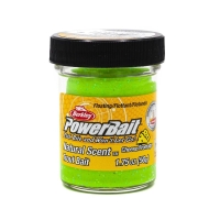 Паста форелевая BERKLEY PowerBait Natural Scent Glitter Сыр цв. Шартрез блестящий