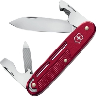 Нож складной полуавтоматический VICTORINOX Synergy Alox 0.8216.20 Нержавеющая сталь рукоять Алюминий цв. Красный