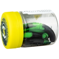 Червь TERUKI Roy 6,5 см (7 шт.) зап. сыр цв. Green/Black превью 2