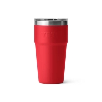 Термостакан YETI Rambler Stackable Cup w/Magslider Lid 591 цвет Rescue Red превью 3