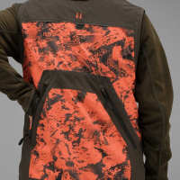 Жилет HARKILA Wildboar Pro Safety Waistcoat цвет AXIS MSP Orange Blaze / Shadow brown превью 4