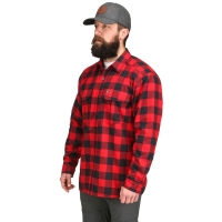 Рубашка SIMMS Coldweather LS Shirt цвет Red Buffalo Plaid превью 2