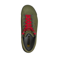 Ботинки треккинговые AKU WS Slope Micro GTX цвет Military Green / Red превью 2