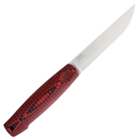 Нож с фиксированным клинком OWL KNIFE North (Сучок) сталь Elmax рукоять стеклотекстолит G10 цв. Черно-Красный превью 4