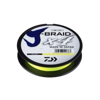 Плетенка DAIWA J-Braid X4 270 м цв. фл. желтый 0,15 мм