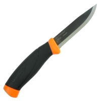 Нож MORAKNIV Companion F Serrated сталь Sandvik 12C27 цв. Оранжевый превью 4
