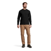 Лонгслив SITKA Foothills LS Henley цвет Black превью 8