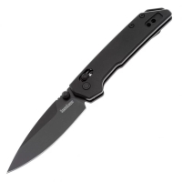 Нож складной полуавтоматический KERSHAW Mini Iridium Сталь D2 рукоять 6061 T-6 Алюминий цв. Черный