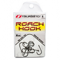 Крючок одинарный TSURIBITO Roach Hook BN № 6 (10 шт.)