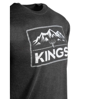 Футболка KING'S Peak Tee цвет Heather Graphite превью 3