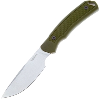 Нож с фиксированным клинком KERSHAW Deschutes Skinner сталь D2 рукоять Полипропилен цв. Зеленый