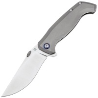 Нож складной полуавтоматический ARTISAN CUTLERY Kami сталь S35VN рукоять Микарта,титан цв. Зеленый
