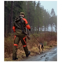 Брюки HARKILA Pro Hunter Dog Keeper GTX Trousers цвет Willow green / Orange превью 2