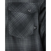 Рубашка KING'S Western Snap Flannel цвет Western Charcoal Plaid превью 5