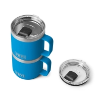 Термокружка YETI Rambler Mug 2.0 w/Magslider Lid 414 цвет Big Wave Blue превью 3