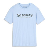 Футболка SIMMS Shroud Fill Logo T-Shirt цвет Sky Blue