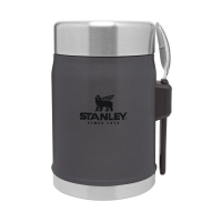 Термос для еды STANLEY Classic 0,4 л (тепло 7 ч/ холод 7 ч) цвет Тёмно-серый