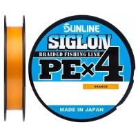 Плетенка SUNLINE Siglon PEx4 300 м цв. оранжевый 0,242 мм