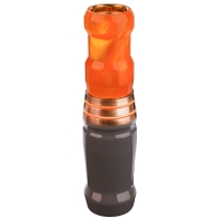 Манок на белолобого гуся D.E.D CUSTOM CALLS Зов вдовы Call of widow Short barrel (делрин) цв. Оранжевый перламутр превью 5