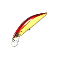 Воблер JACKALL TIMON Tricoroll 55HW цв. haku red & gold превью 2