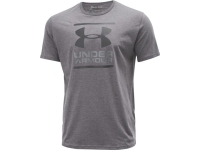 Футболка UNDER ARMOUR Charged Cotton GL Foundation SS цвет Gray