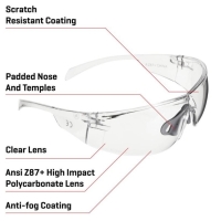 Очки баллистические ALLEN Protector цв. Прозрачные превью 7