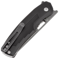 Нож складной полуавтоматический BOKER Nahal сталь D2 рукоять Алюминий цв. Черный превью 2