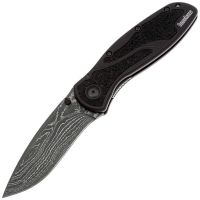 Нож складной KERSHAW Blur Damascus Дамасская сталь рукоять Алюминий цв. Черный