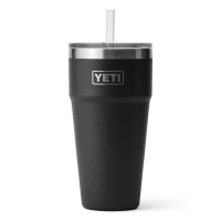 Термокружка YETI Rambler Straw Cap 760 цвет Black