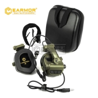 Наушники противошумные EARMOR M32X-Mark3 MilPro RAC Headset цв. Foliage Green превью 3