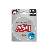 Плетенка TICT PE Ash 180 м #0,35 (7,5 lb)