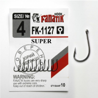 Крючок одинарный FANATIK FK-1127 Super № 4 (10 шт.)