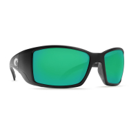 Очки поляризационные COSTA DEL MAR Blackfin W580 р. L цв. Matte Black цв. ст. Green Mirror Glass