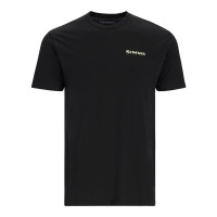 Футболка SIMMS Bass Outline T-Shirt цвет Black превью 1