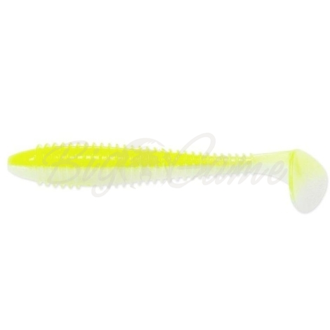 Виброхвост KEITECH Swing Impact FAT 5,8 (4 шт.) цв. #484 Chartreuse Shad фото 1