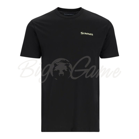 Футболка SIMMS Bass Outline T-Shirt цвет Black фото 1
