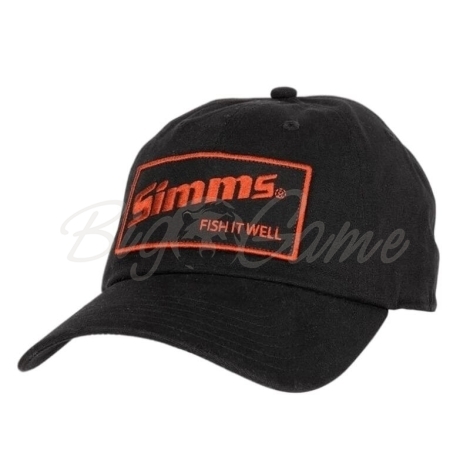 Кепка SIMMS Fish It Well Cap цвет Black фото 1