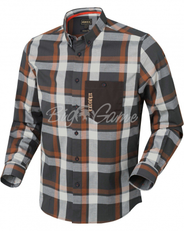 Рубашка HARKILA Amlet LS Shirt цвет Spice check фото 1