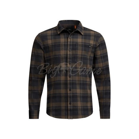 Рубашка SITKA Ashland Lt Wt Flannel Shirt цвет Black Pyrite Fall Plaid фото 1