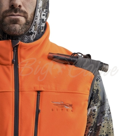 Жилет сигнальный SITKA Stratus Vest New цвет Blaze Orange фото 4