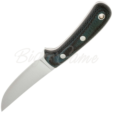 Нож ЮЖНЫЙ КРЕСТ Фил Сталь VG10 рукоять Микарта черно-синяя/насечка фото 1