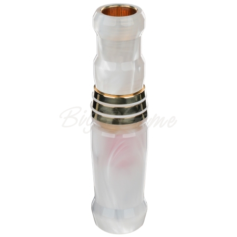 Манок на гуся D.E.D CUSTOM CALLS Зов Тундры Call of Tundra (пластик) цв. Белый перламутр фото 1