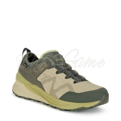 Кроссовки треккинговые AKU Omnia V-Light GTX цвет Beige / Olive фото 1